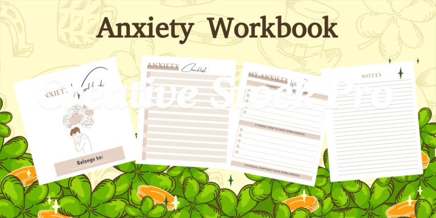 Editable Anxiety Workbook