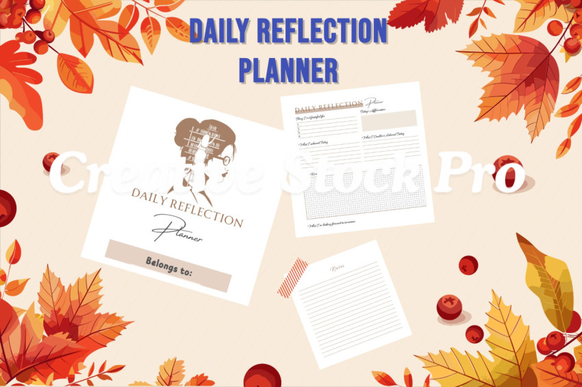 Editable Daily Reflection Planner