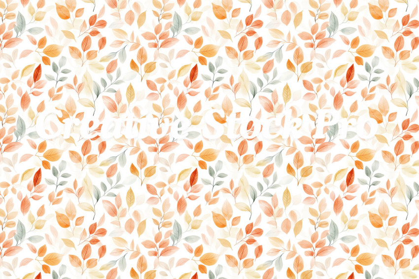 "Golden Glow Autumn Pattern Set"