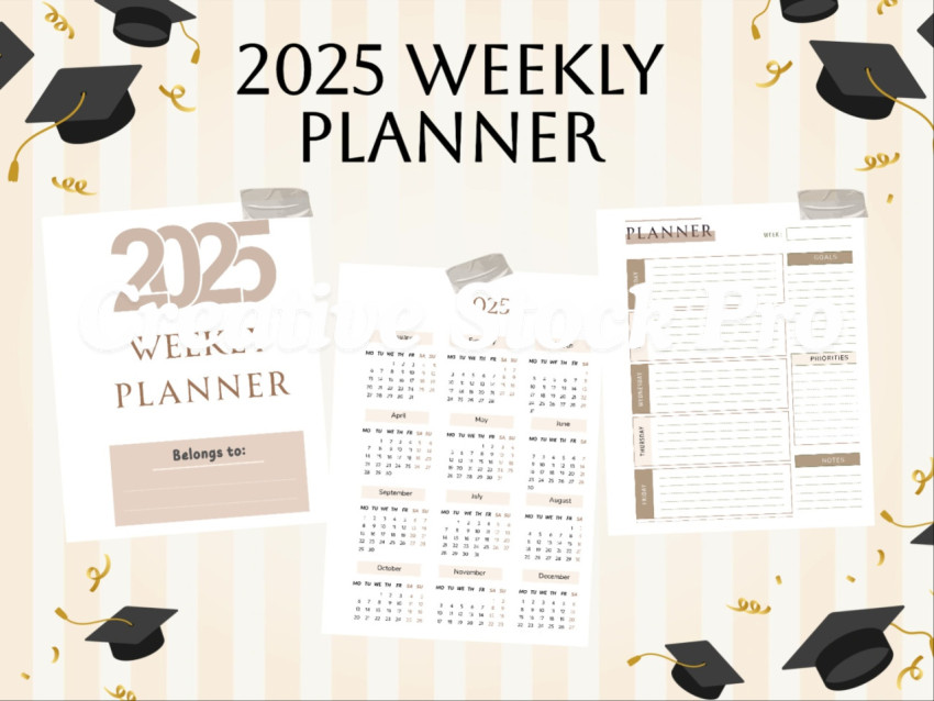 Editable Weekly Planner