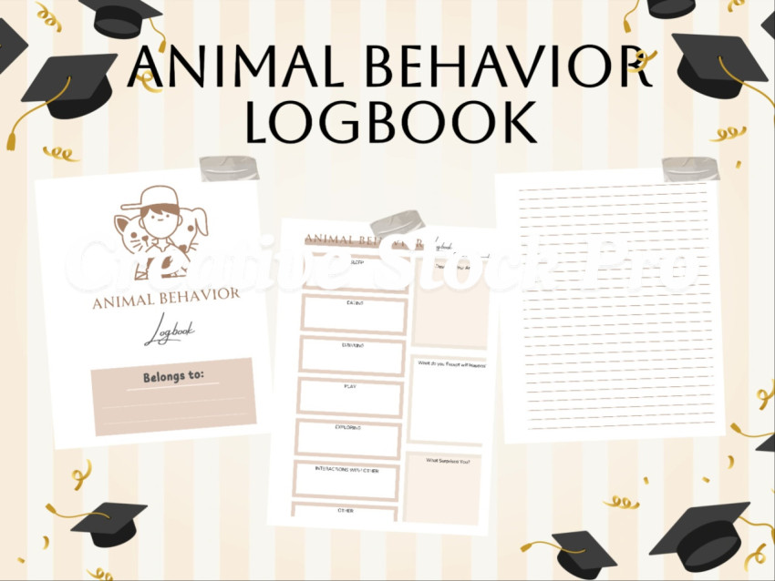 Editable Animal Behavior Logbook