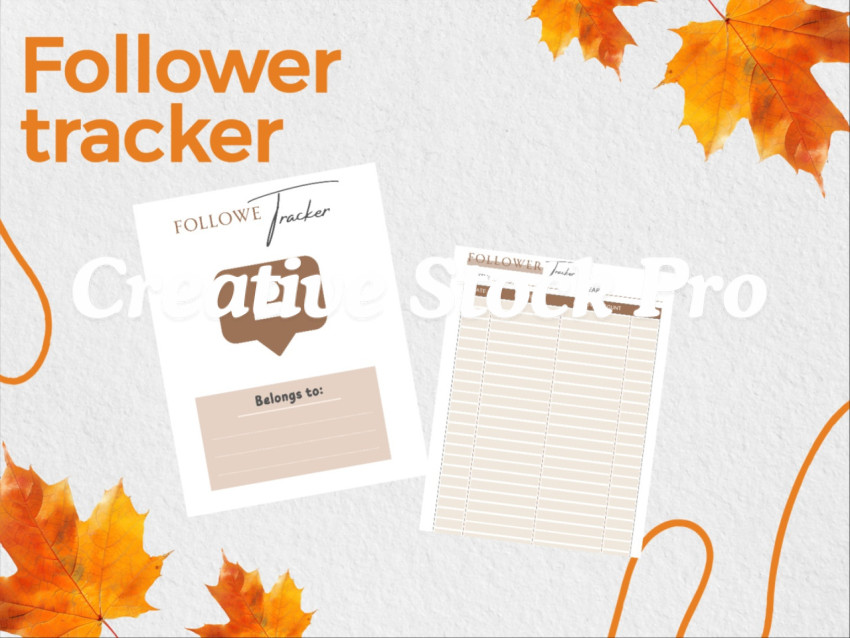 Editable Follower tracker