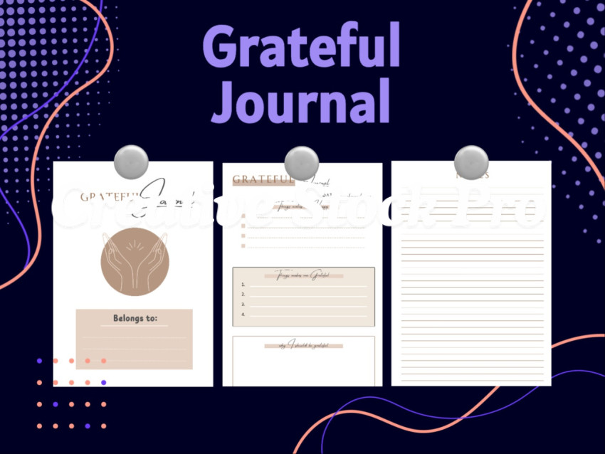 Editable Grateful Journal