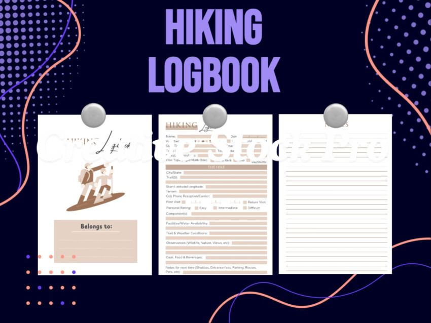 Editable Hiking Logbook