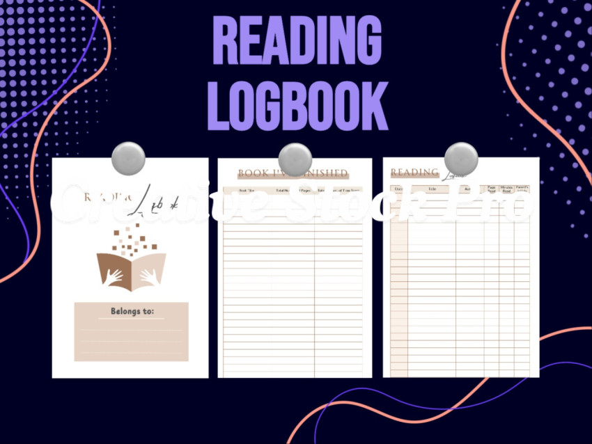 Free Editable Reading Logbook