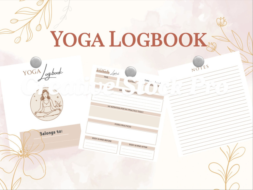 Editable Yoga Logbook