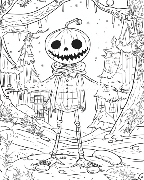 Nightmare Nutcracker Coloring Page