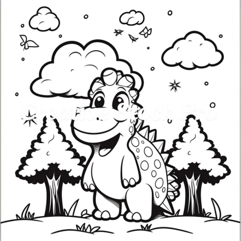 Free Detailed Dinosaur Coloring Pages for All Ages