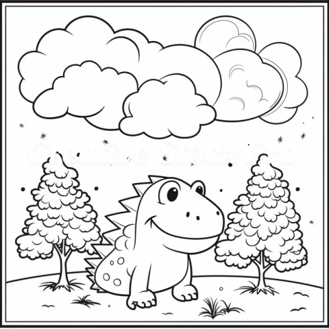 Free Printable Dinosaur Coloring Pages for All Ages