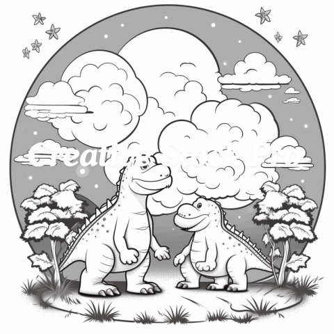 Free Printable Dinosaur Coloring Fun for All Ages