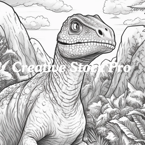 Free Dinosaur Coloring Pages for Relaxation and Fun