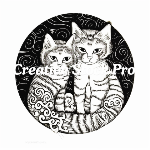 Free Printable Cat Mandala Coloring Sheets