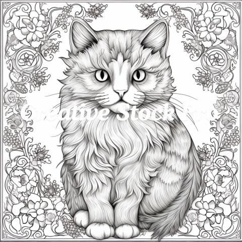 Free Intricate Cat Mandala Designs for Adults