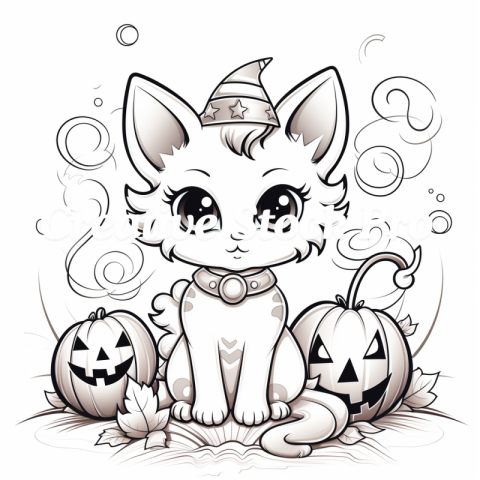 Free Playful Kittens Coloring Pages