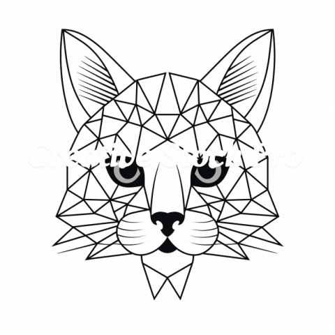 Free Cat and Zebra Coloring Page for Kids