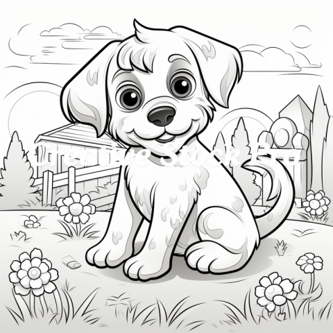 Boxer Buddies Coloring Page for Kindle Users