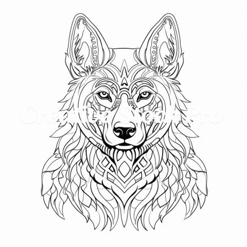 Free Fluffy Pups Mandala Coloring Adventure