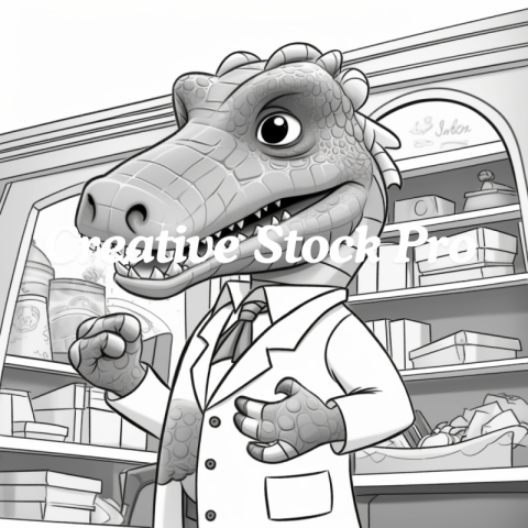 Dinosaur World Coloring Fun for Kids & Adults