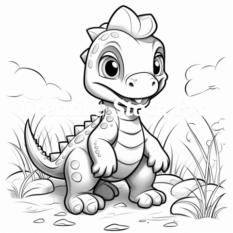 Dino Adventure Coloring Fun for Kindle