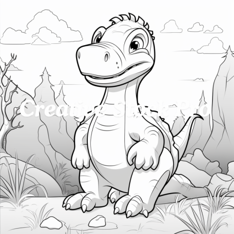 Dino Fun Coloring Sheets for Kindle