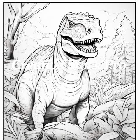 Dinosaur Discovery Coloring Pages for All Ages