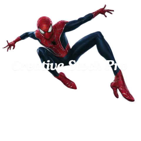 Dynamic Spiderman PNG Image Capturing Heroic Action in HighQuality Format