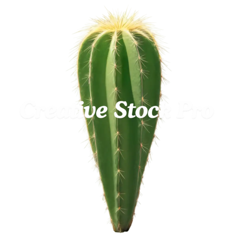 HighQuality PNG Image of a Majestic Cactus in the Desert Enhance Your Visual Content