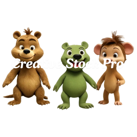 PNG Image Crocodile Gena Cheburashka Winnie the Pooh and Piglet in Soviet Cartoon Gathering