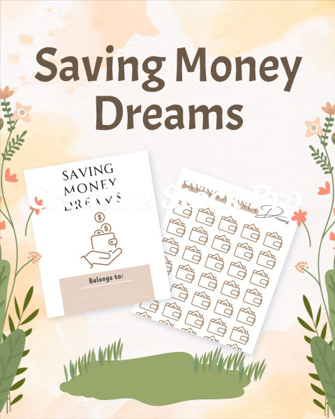 Editable Saving Money Dreams