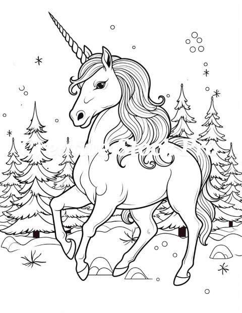 Winter Unicorn Wonderland