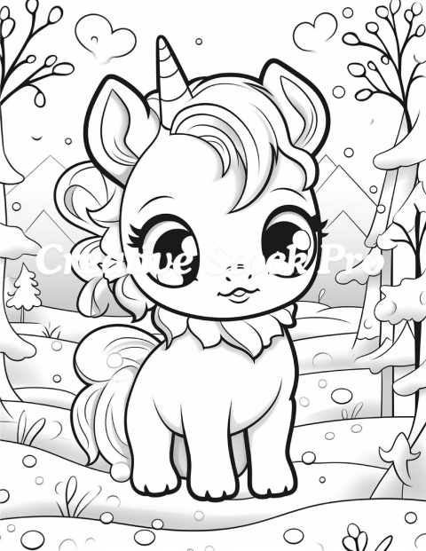 Snowflake Unicorn Adventure