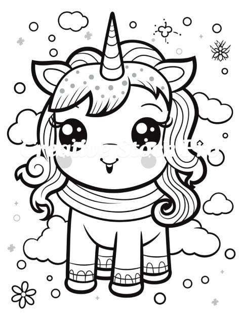 Winter Unicorn Patterns