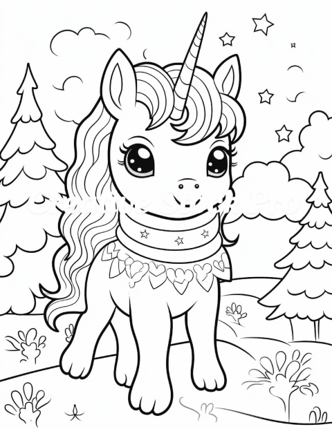 Unicorns in Winter Magic