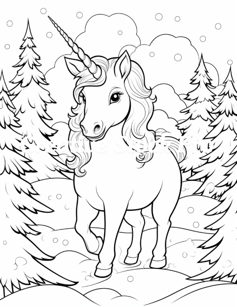 Snowy Unicorn Delight