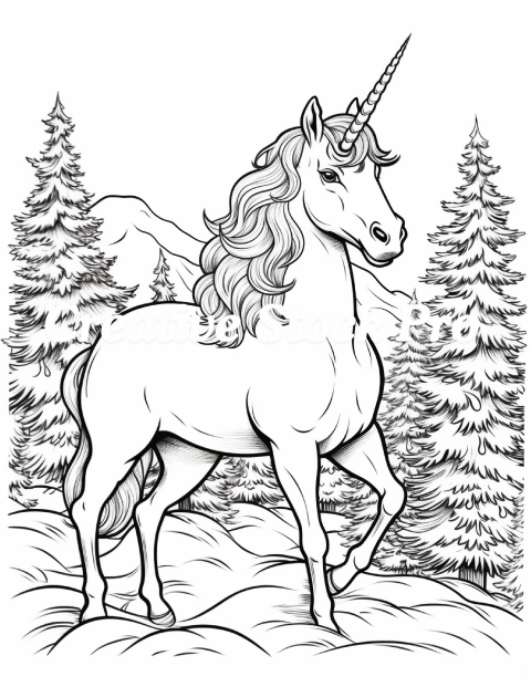 Magical Winter Unicorns