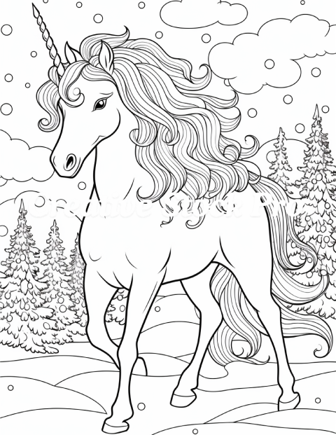 Snowy Unicorn Wishes