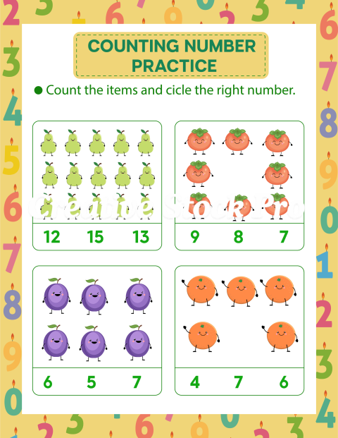 Free Number Tracing Worksheet