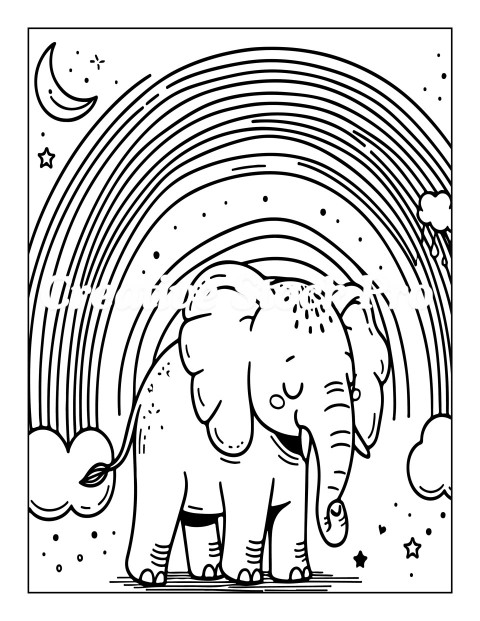 "Elephant Dancing Under the Stars"