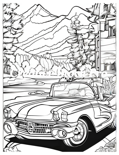 Fun Cars Coloring Pages for Toddlers