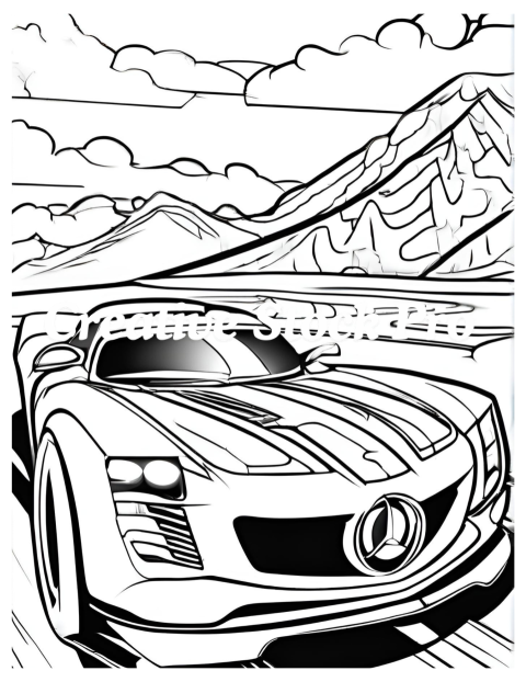 Monster Truck Coloring Pages for Kids