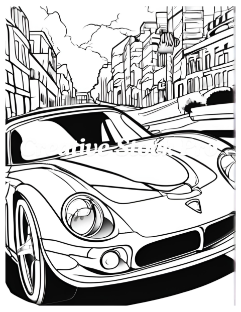 Free SUV Coloring Pages for Kids & Adults