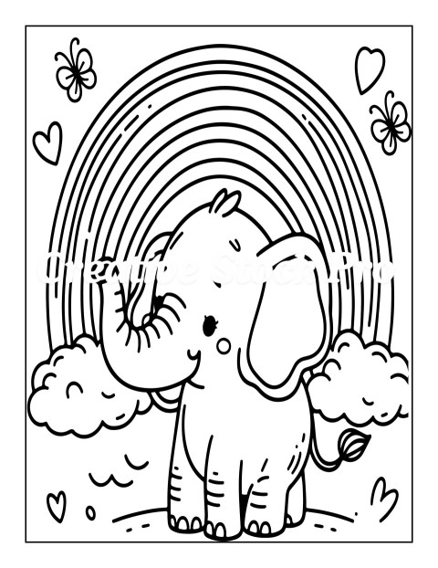 "Elephant on a Picnic Adventure"