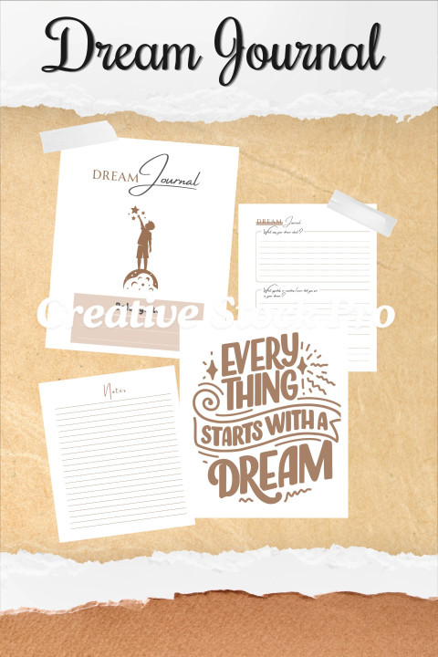 Editable Dream Journal