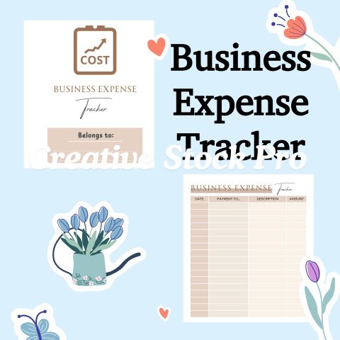 Free Editable Business Expense Tracker