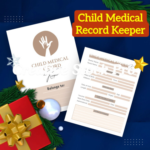 Free Editable Child Medical Record Keeper