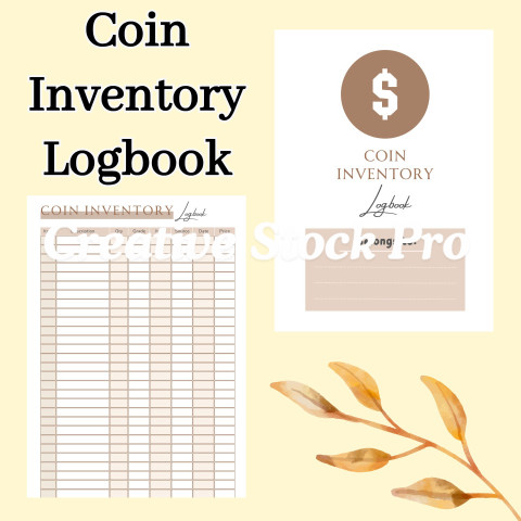 Editable Coin Inventory Logbook