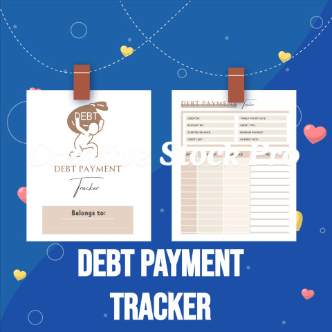 Free Editable Debt Payment Tracker