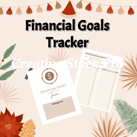 Editable Financial Goals Tracker