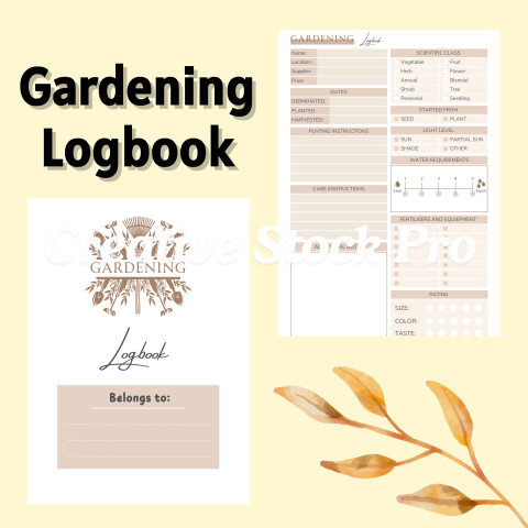 Free Editable Gardening Logbook