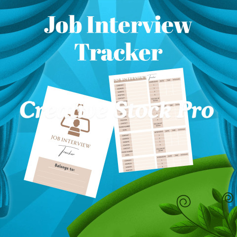 Editable Job Interview Tracker